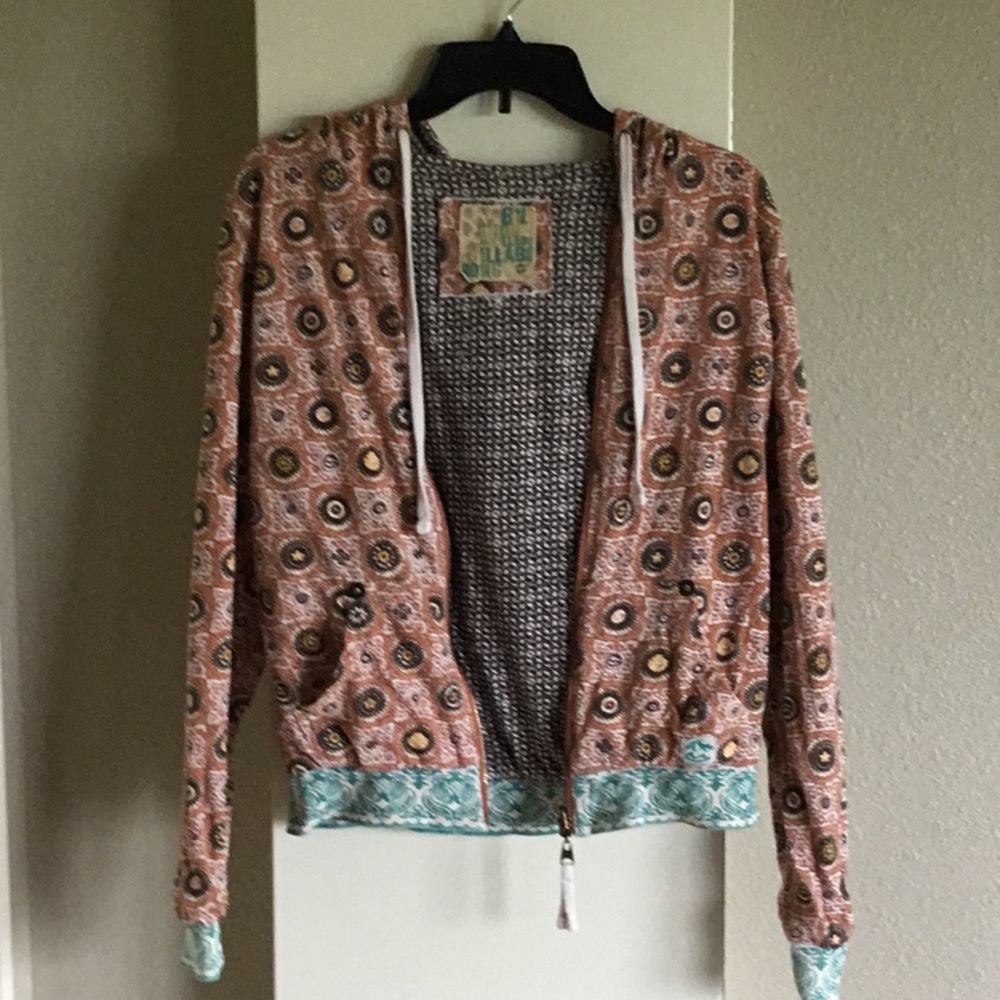 Billabong reversible hooded sweatshirt
